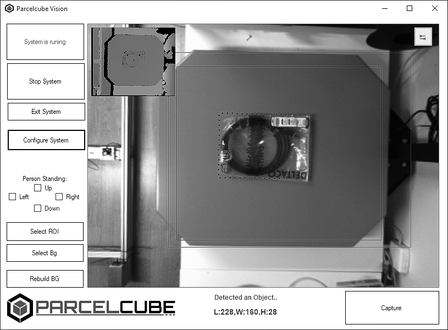 Parcelcube Vision sizing system