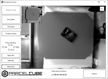 Parcelcube Vision sizing system